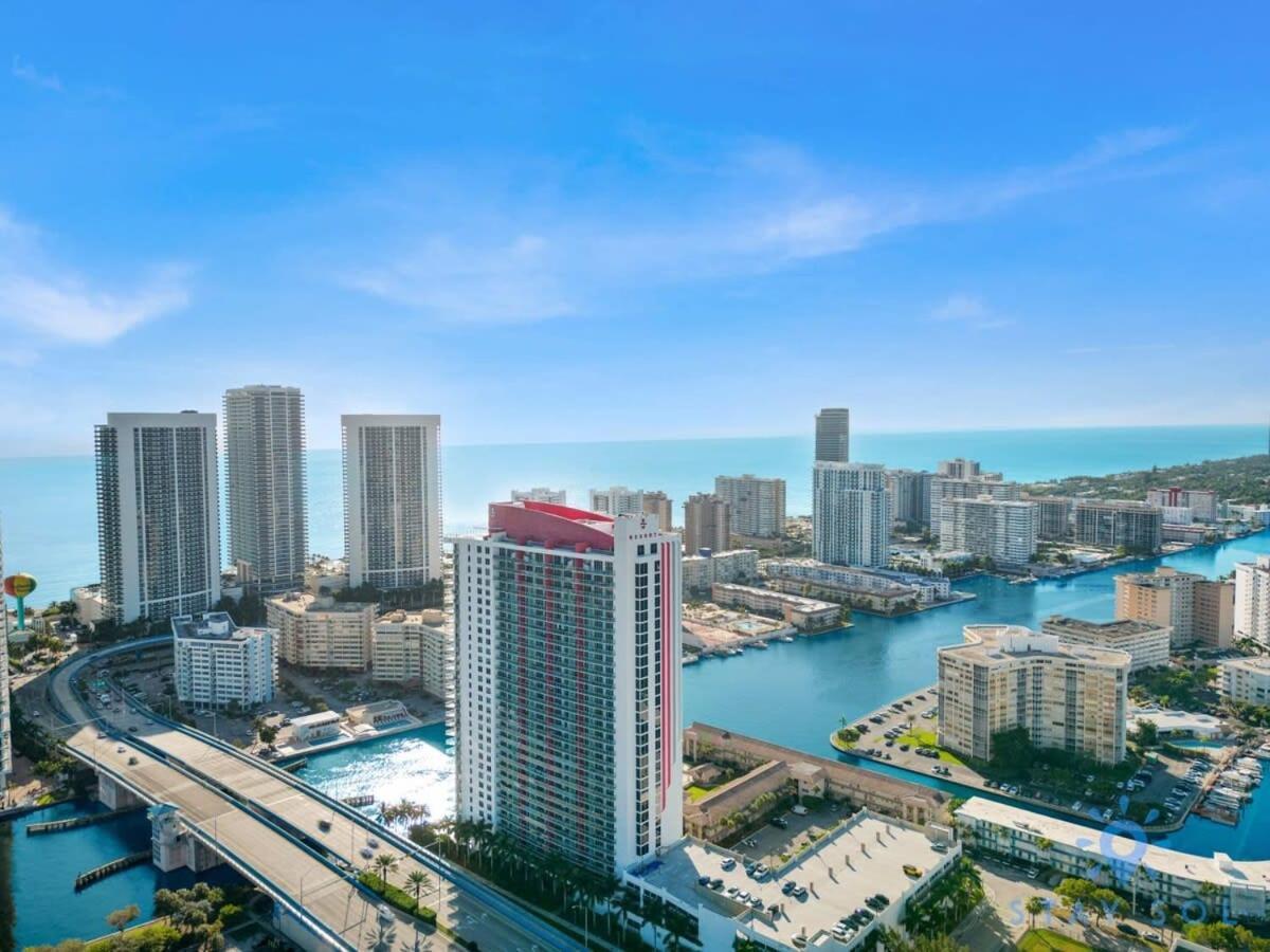 Infinite Views, Amazing Pool, Gym, Near Beach Hallandale Beach Bagian luar foto
